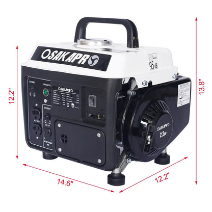 Portable Generator 900 Watt Gasoline Generator DailySale
