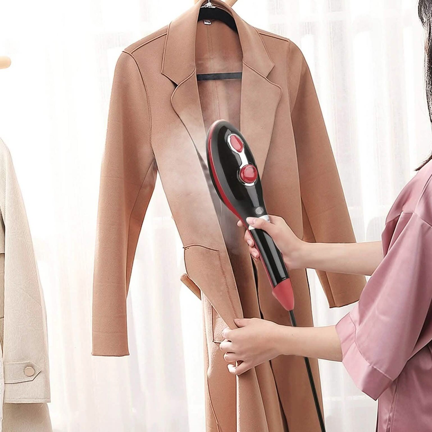 Portable Hand-Held Steam Iron 30s Fast Heating for Home Travel Garment DailySale