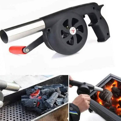 Portable Hand-Operated Blower for BBQ, Camping, and Fire Making DailySale