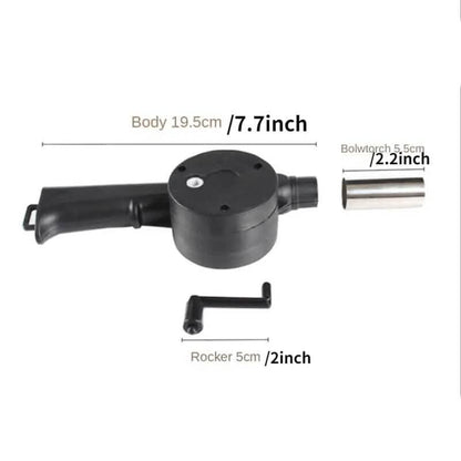 Portable Hand-Operated Blower for BBQ, Camping, and Fire Making DailySale