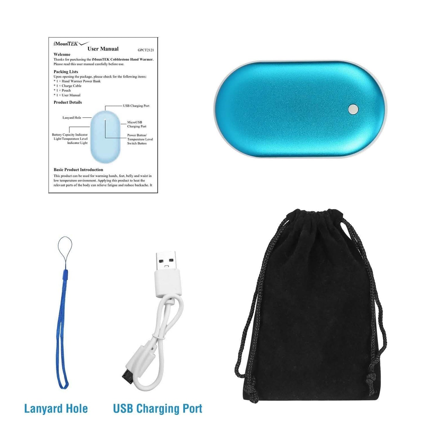 Portable Hand Warmer 5000mAh Power Bank DailySale