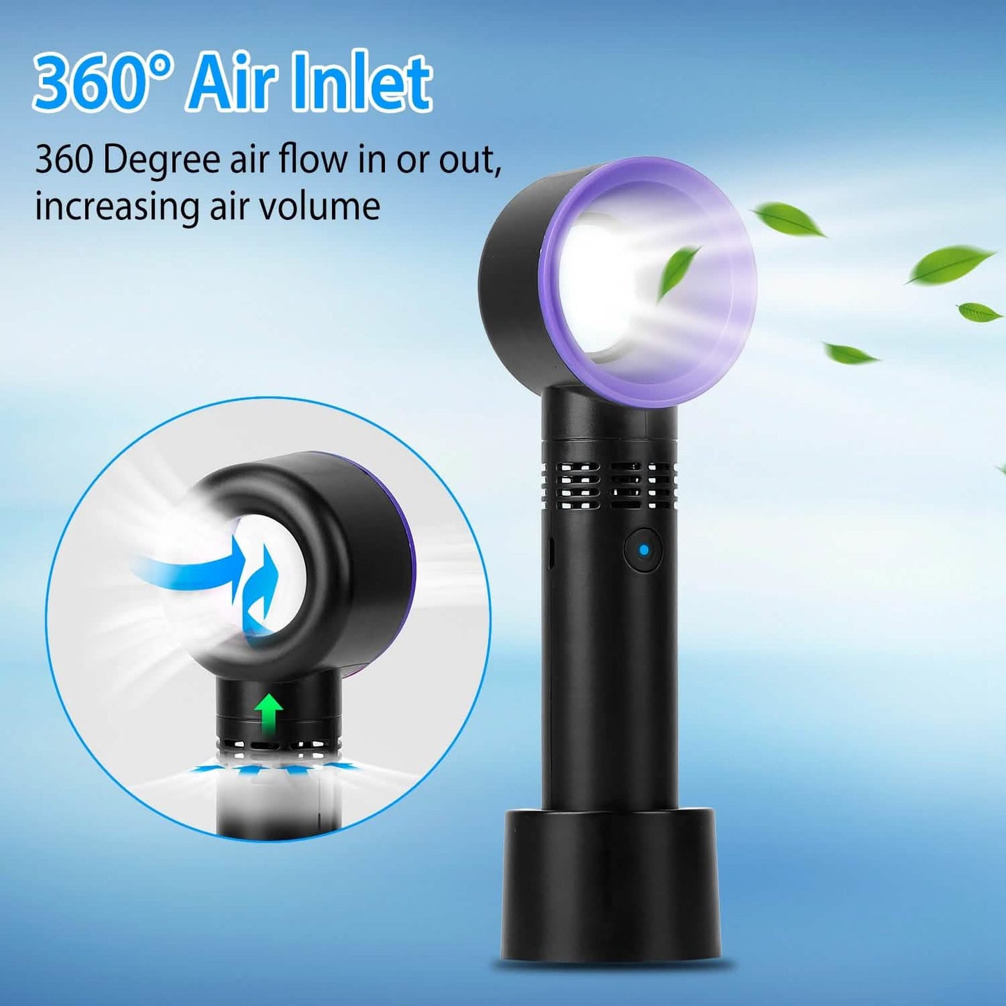 Portable Handheld Bladeless Fan DailySale