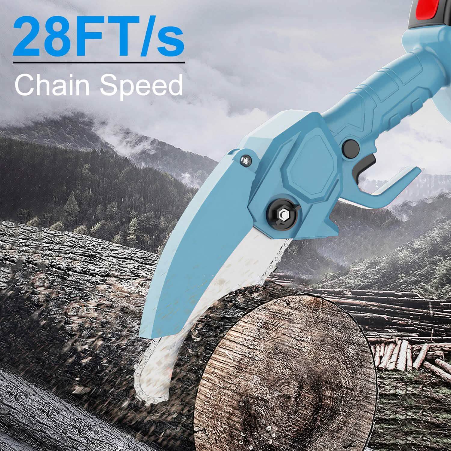 Portable Handheld Cordless Small Chain Saw Battery Powered DailySale