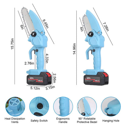 Portable Handheld Cordless Small Chain Saw Battery Powered DailySale