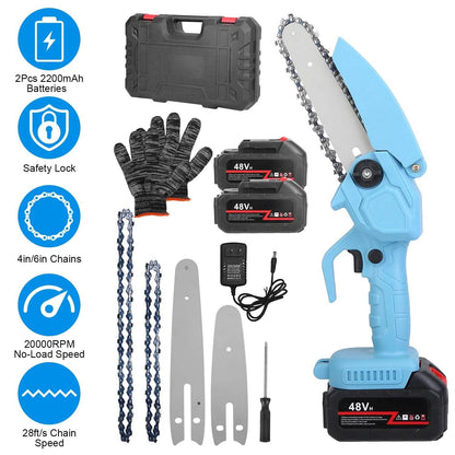 Portable Handheld Cordless Small Chain Saw Battery Powered DailySale