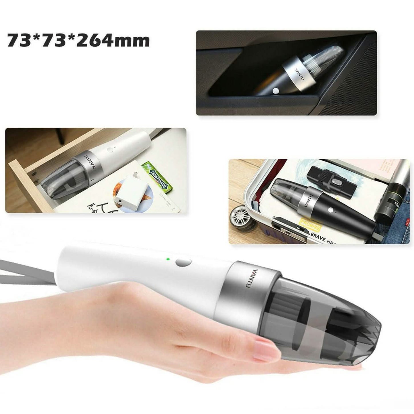 Portable Handheld Mini Cordless Vacuum Car Cleaner DailySale