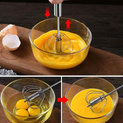 Portable Handheld Mixer (Semi-Automatic, No Electricity Needed) DailySale