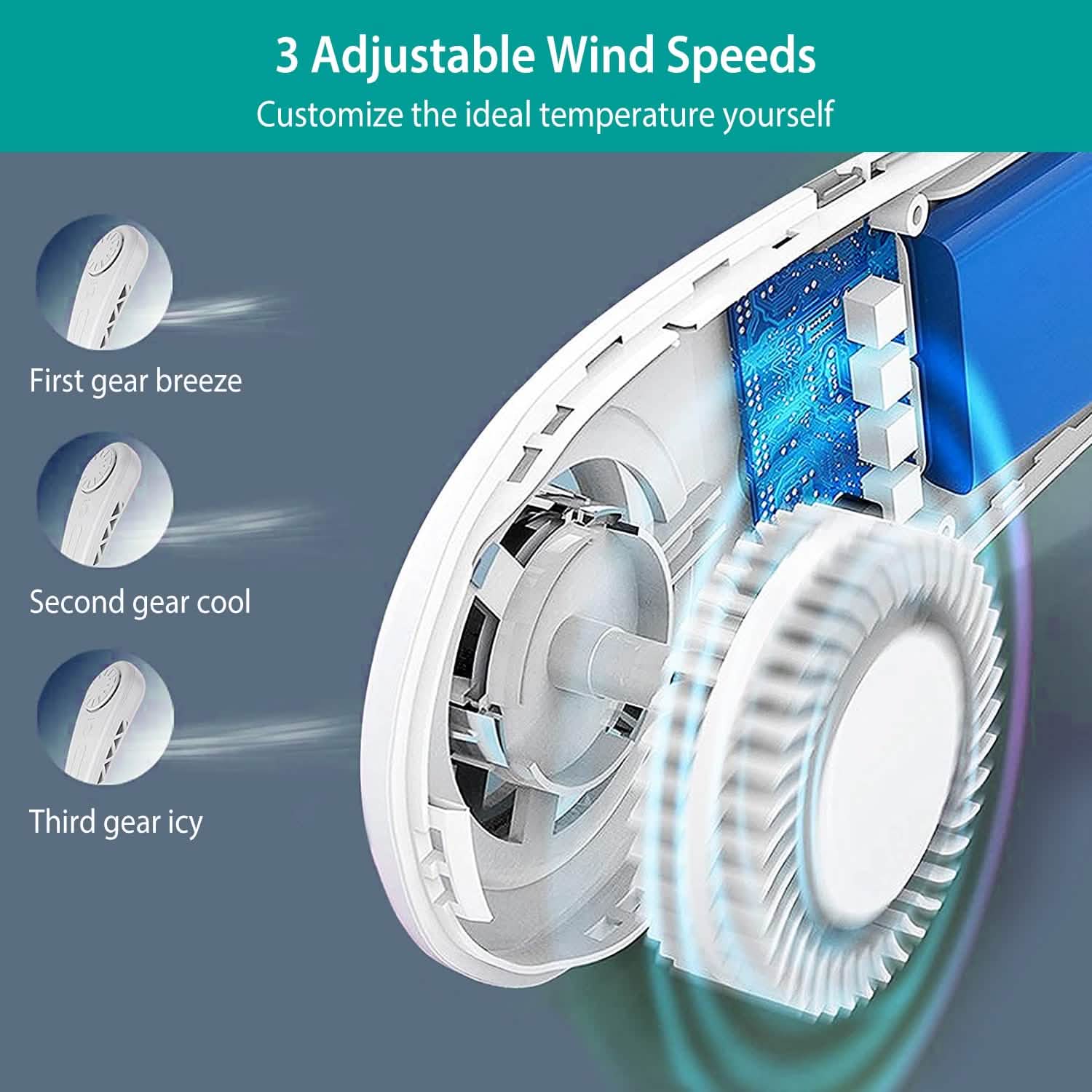 Portable Hanging Neck Personal Mini Fan DailySale