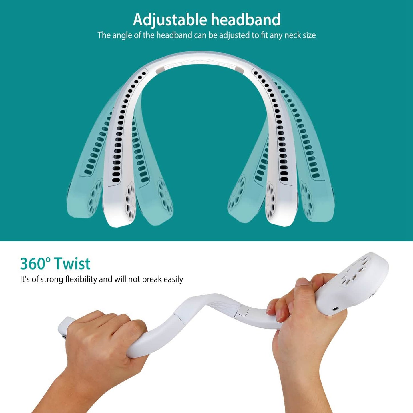 Portable Hanging Neck Personal Mini Fan DailySale