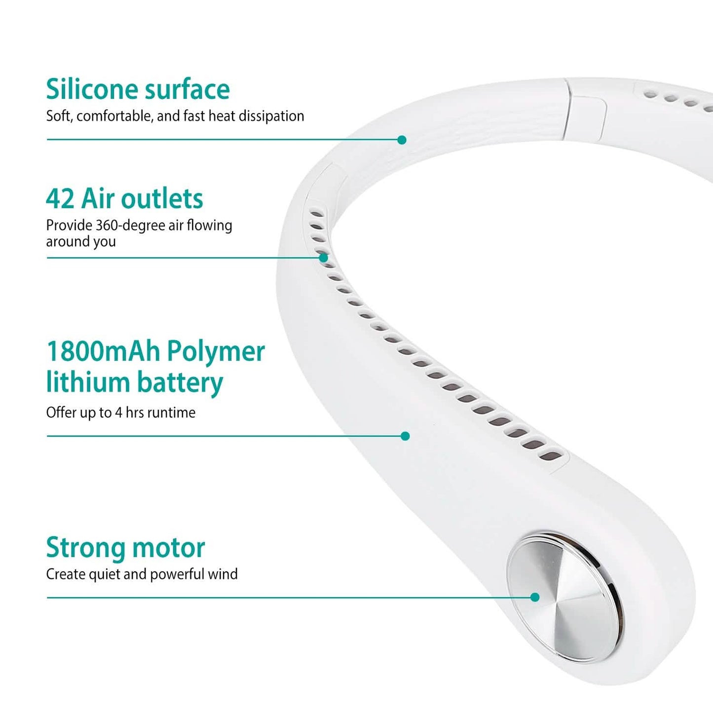 Portable Hanging Neck Personal Mini Fan DailySale