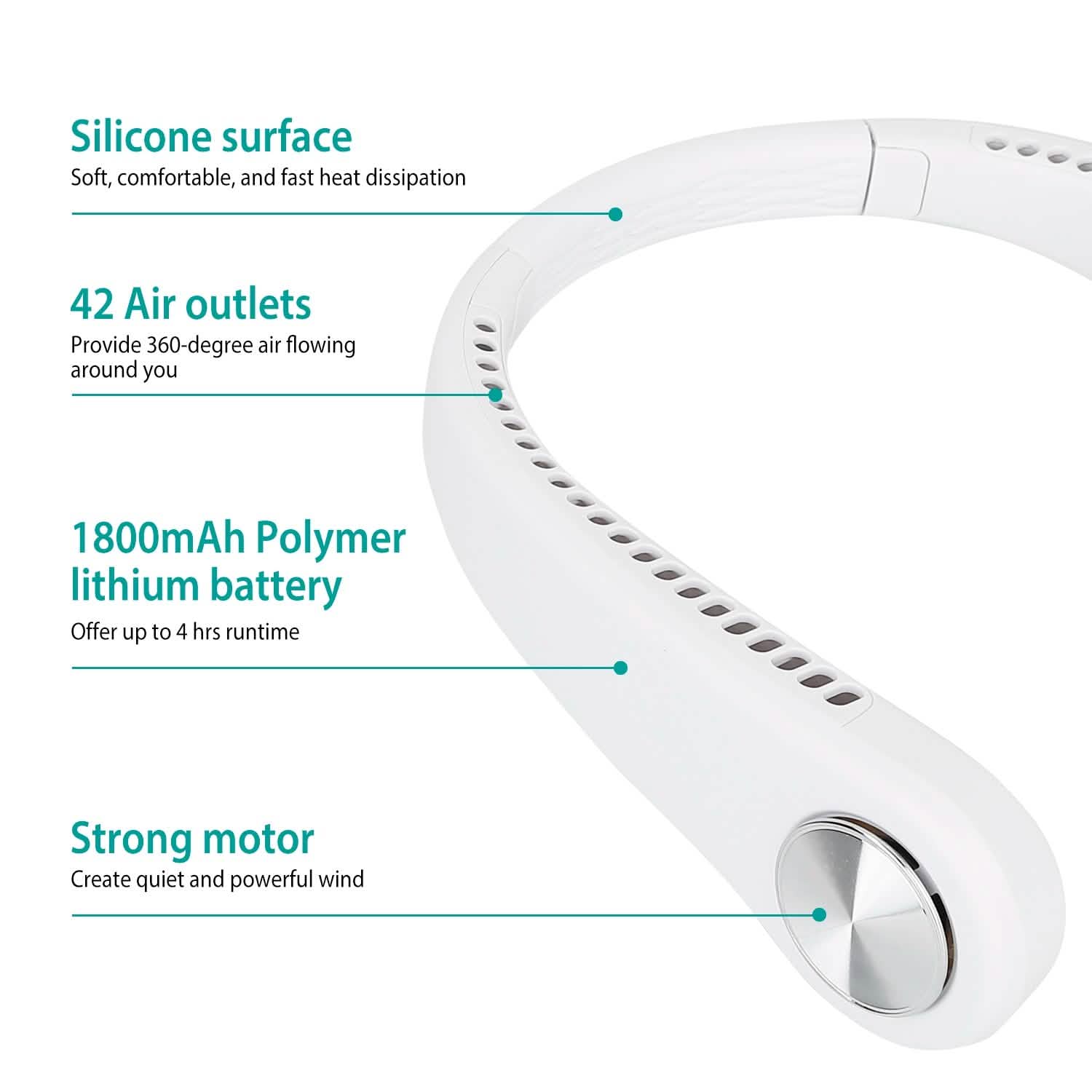 Portable Hanging Neck Personal Mini Fan DailySale