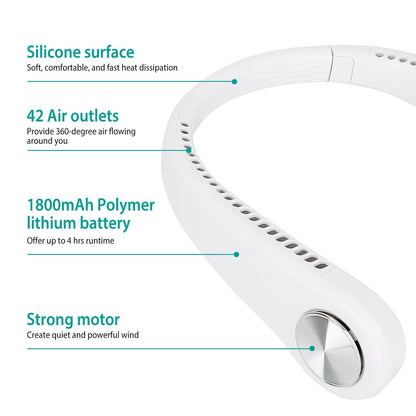 Portable Hanging Neck Personal Mini Fan DailySale