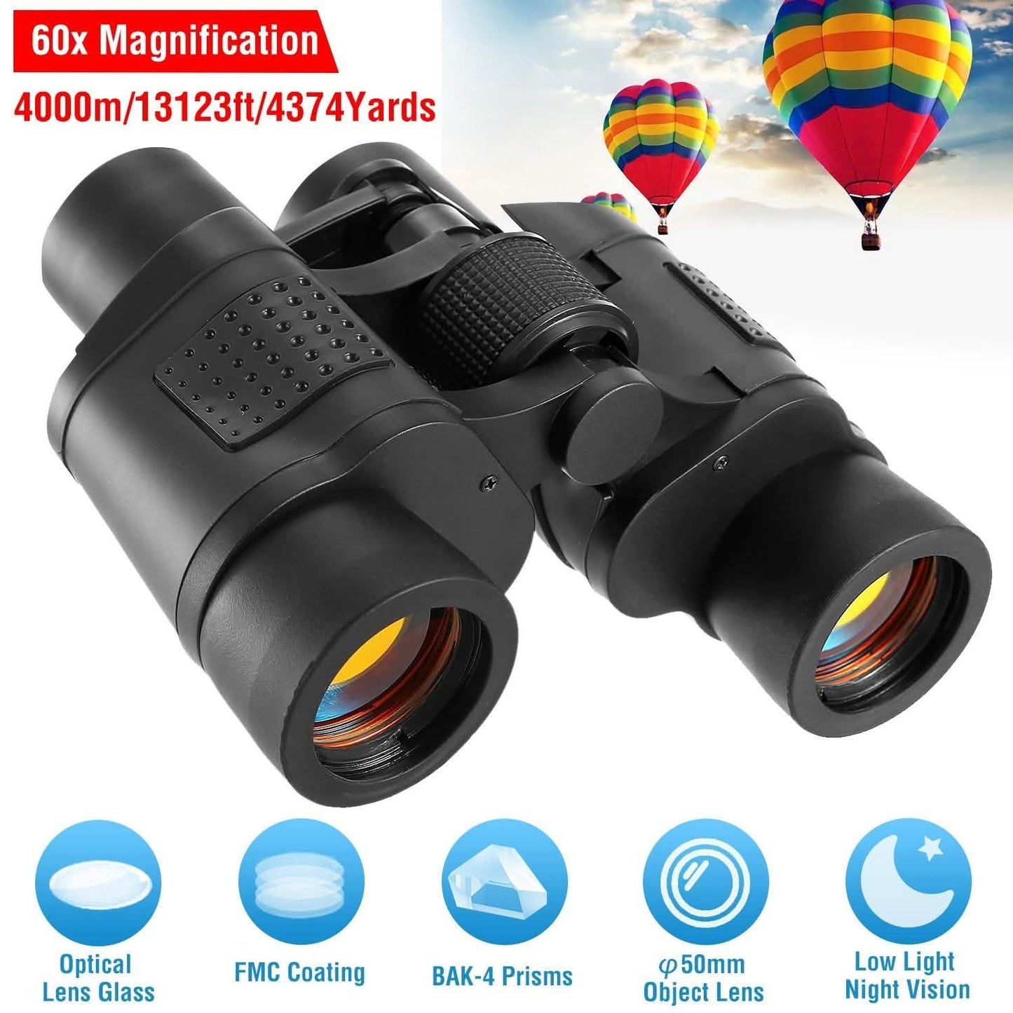 Portable HD Binoculars with Shoulder Strap Bag DailySale