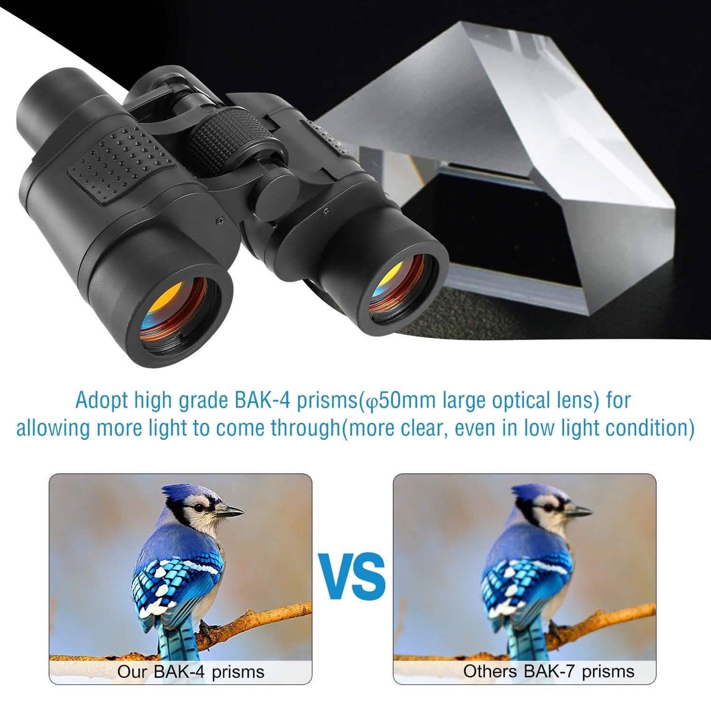 Portable HD Binoculars with Shoulder Strap Bag DailySale