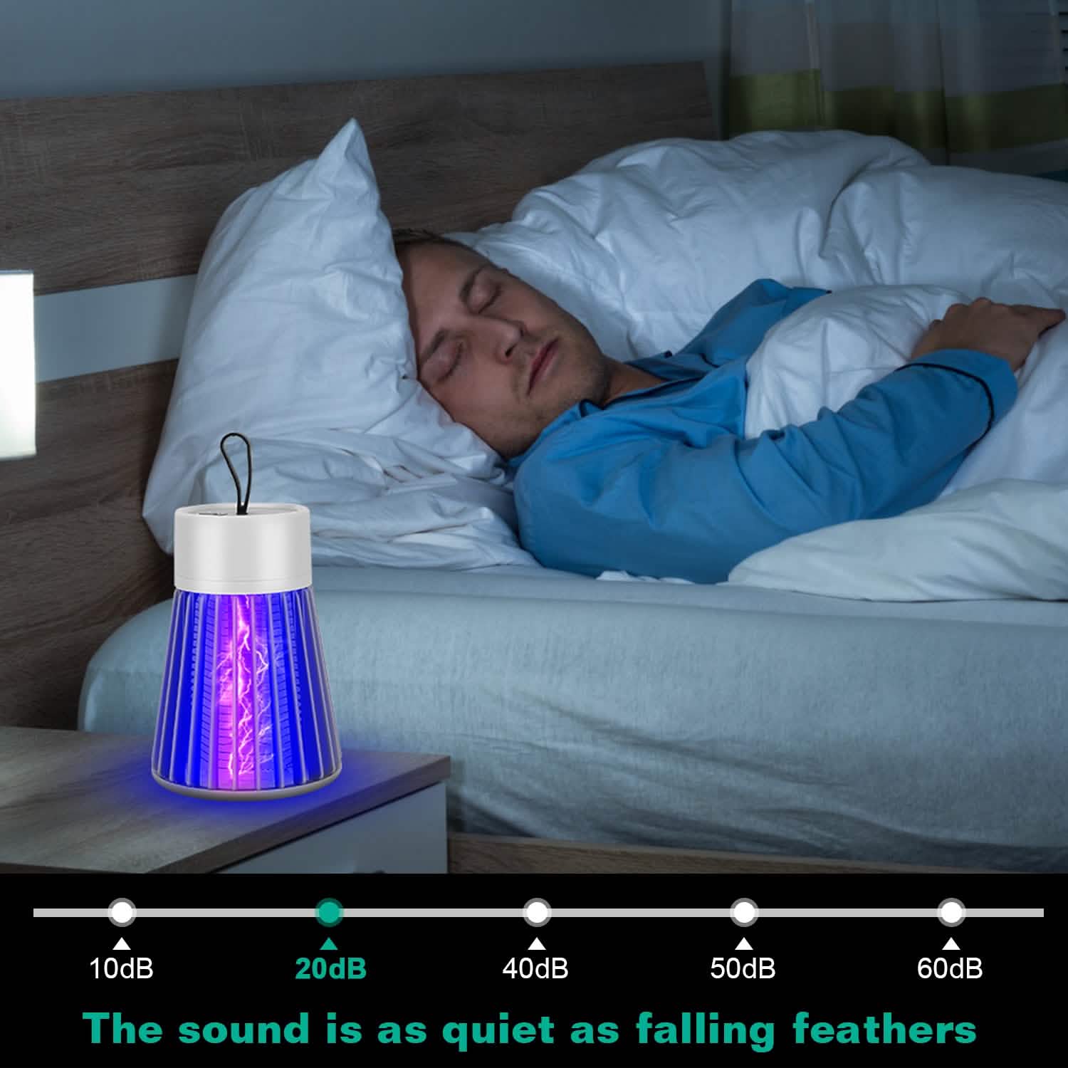 Portable LED Electric Bug Zapper Mosquito Insect Killer Lamp DailySale