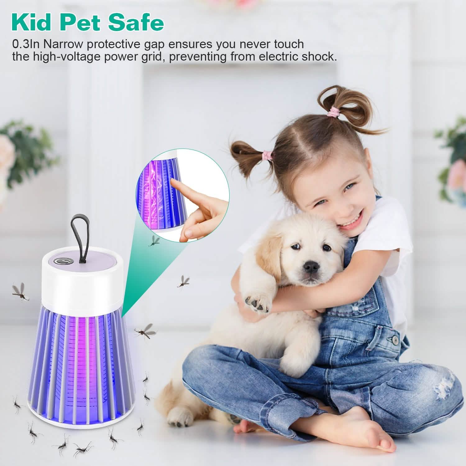 Portable LED Electric Bug Zapper Mosquito Insect Killer Lamp DailySale