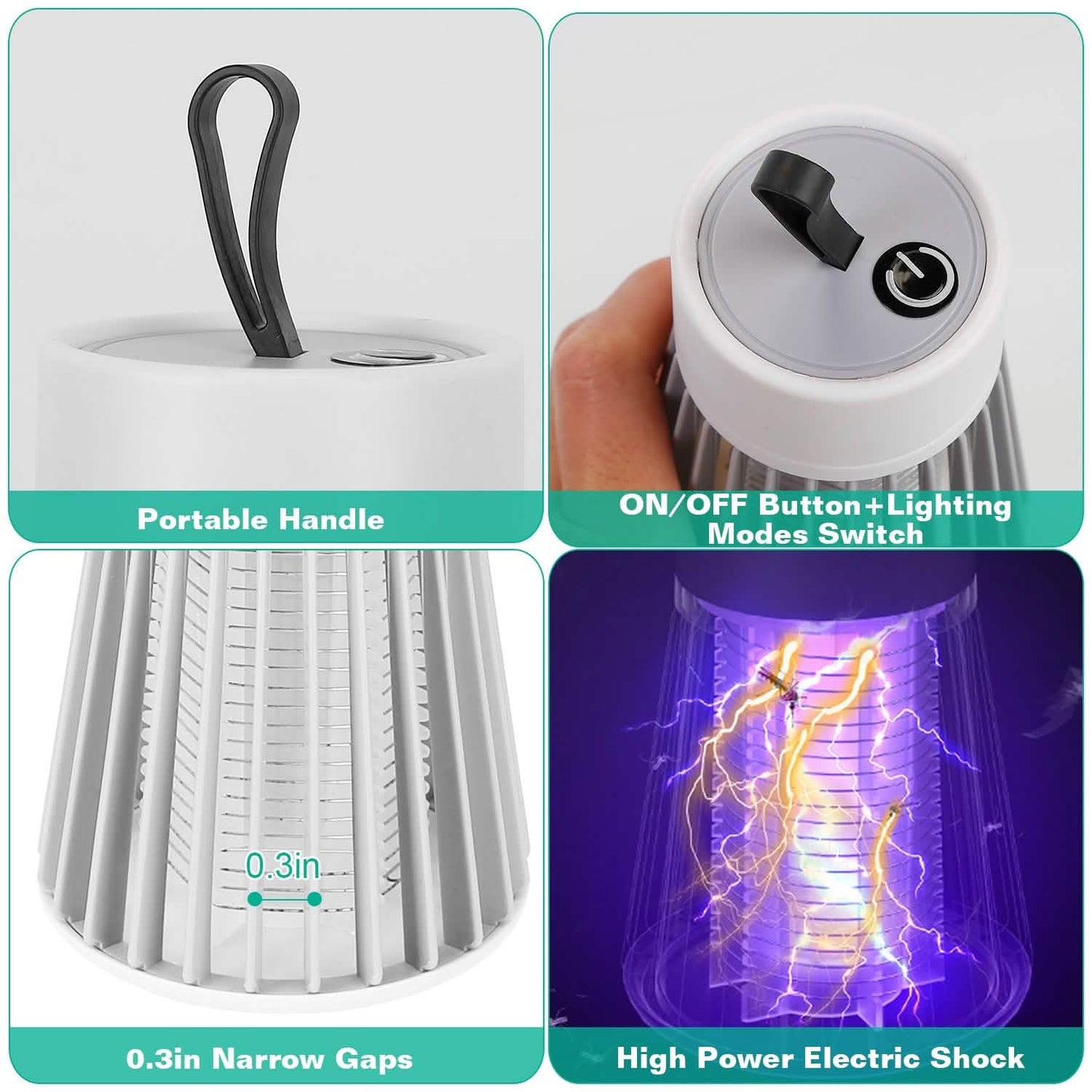 Portable LED Electric Bug Zapper Mosquito Insect Killer Lamp DailySale