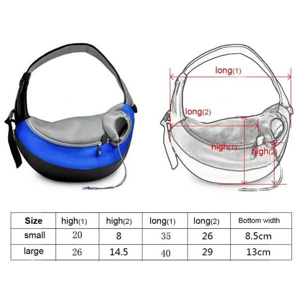Portable Mesh Breathable Pet Sling Backpacks DailySale