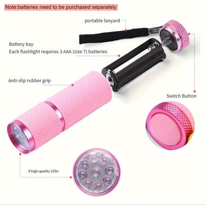 Portable Mini Flashlight Nail Lamp with 9 Lamp Beads DailySale