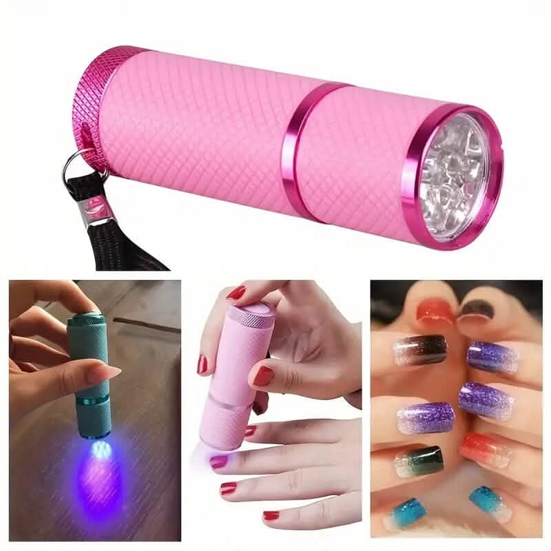 Portable Mini Flashlight Nail Lamp with 9 Lamp Beads DailySale
