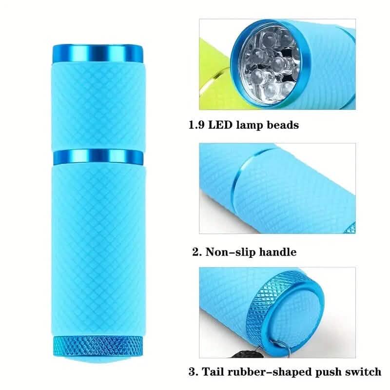Portable Mini Flashlight Nail Lamp with 9 Lamp Beads DailySale