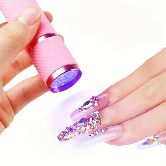 Portable Mini Flashlight Nail Lamp with 9 Lamp Beads DailySale