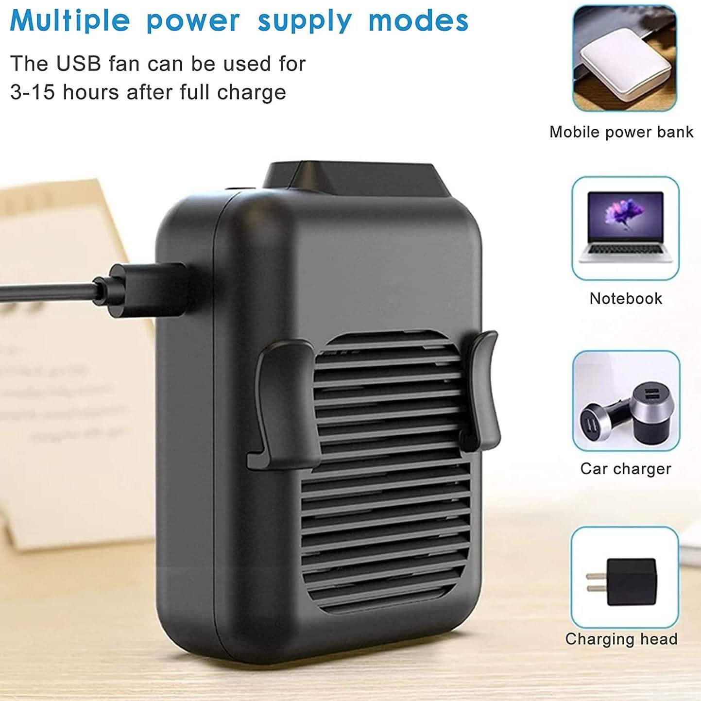 Portable Mini Neck Waist Fan DailySale
