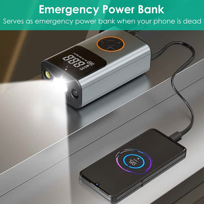 Portable Mini Tire Inflator with Digital Display LED Light DailySale