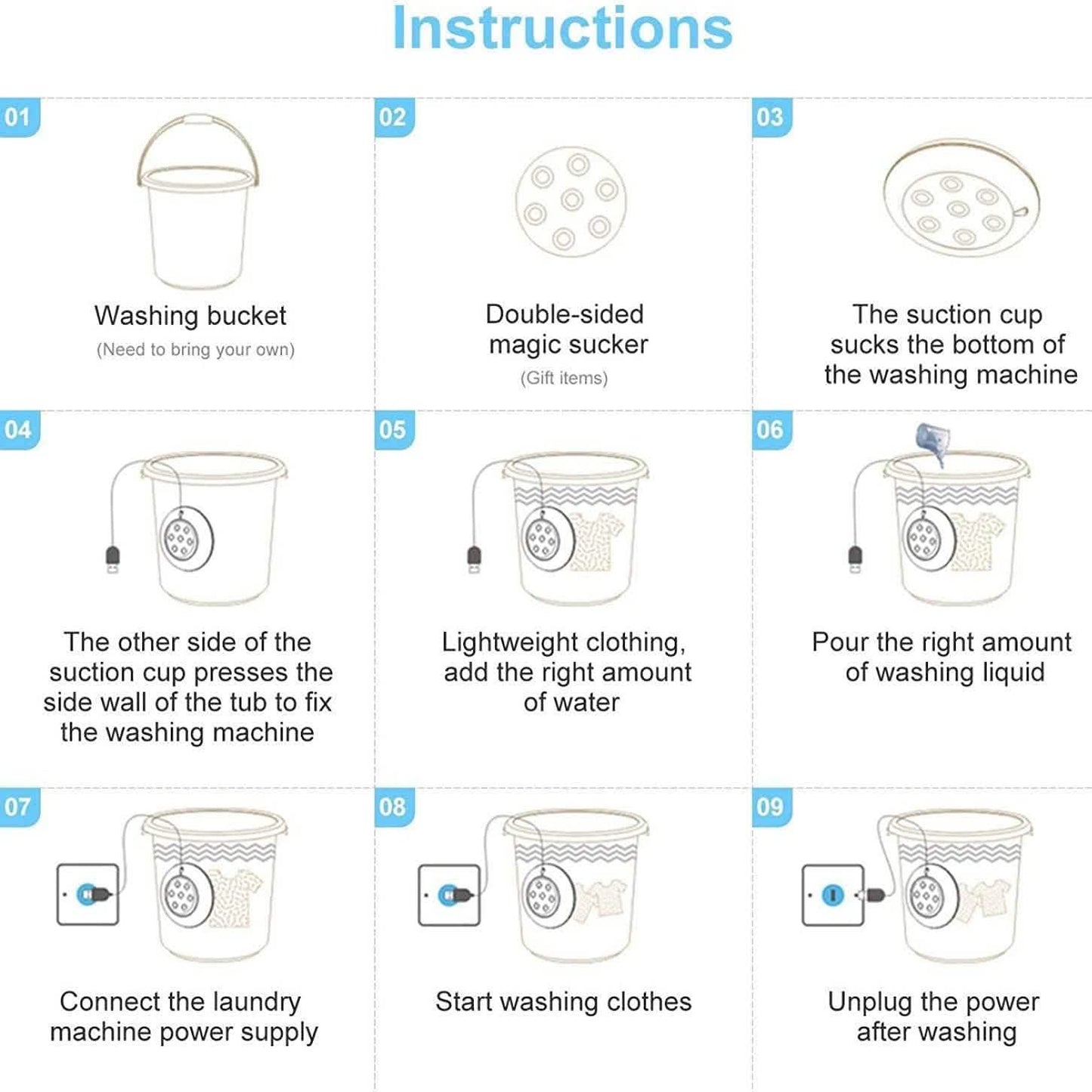 Portable Mini Washing Machine DailySale