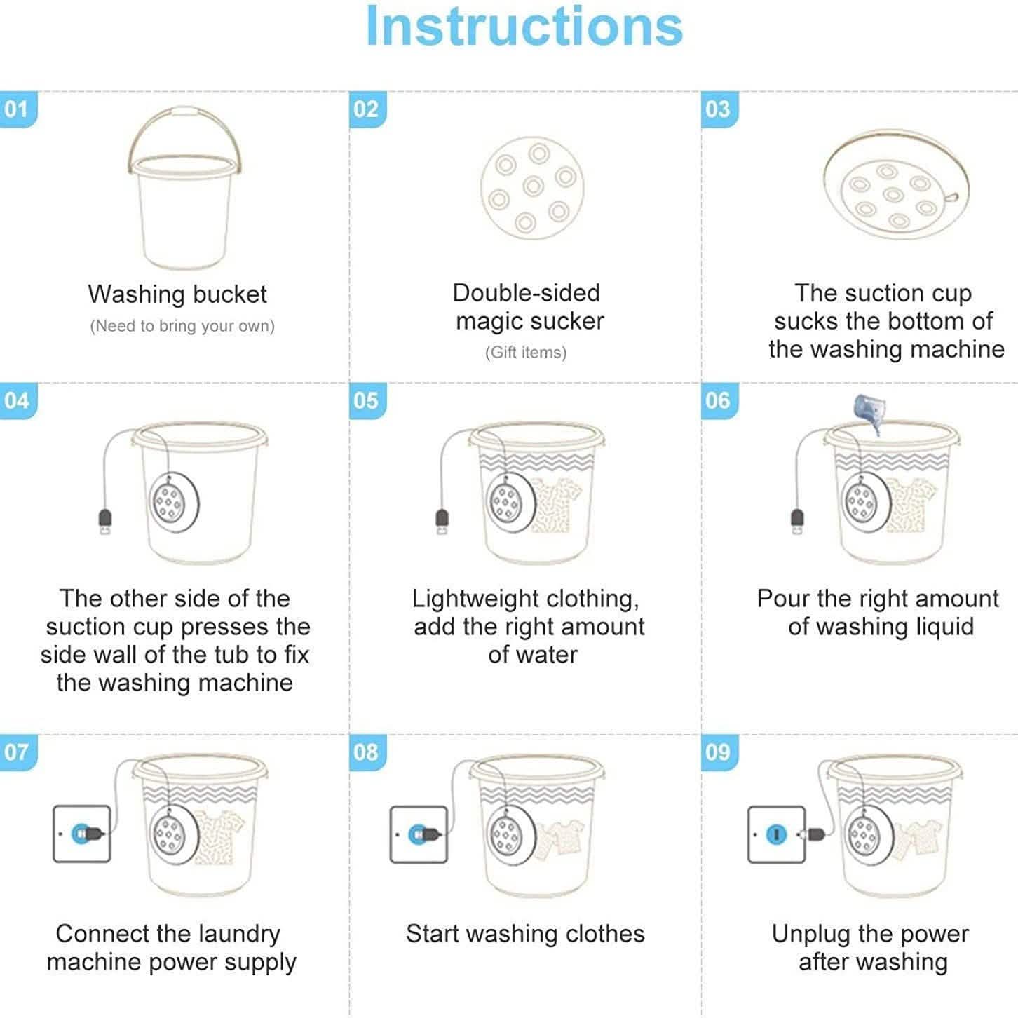 Portable Mini Washing Machine DailySale