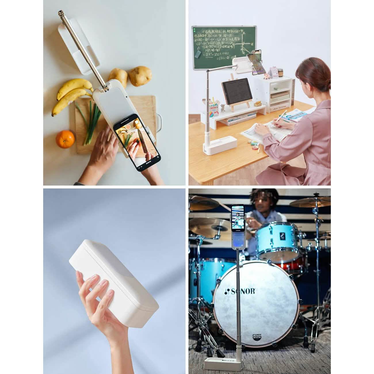 Portable Phone Holder with LED Dimmable Light DailySale