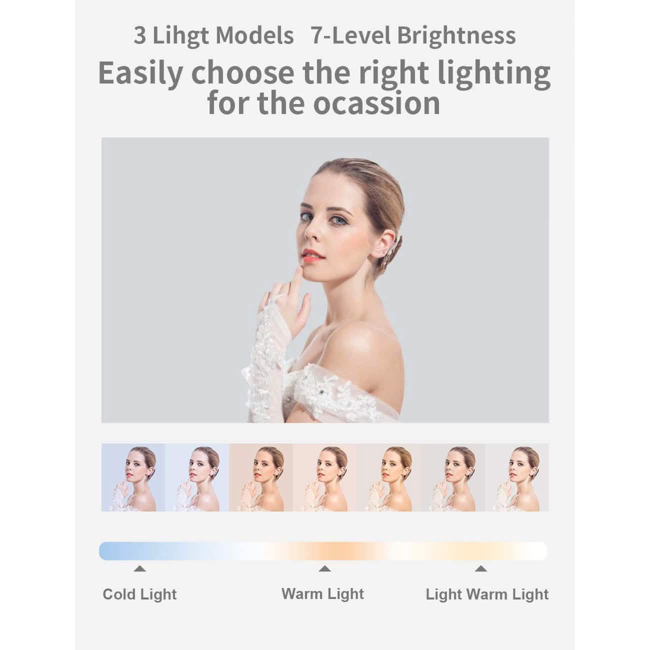 Portable Phone Holder with LED Dimmable Light DailySale