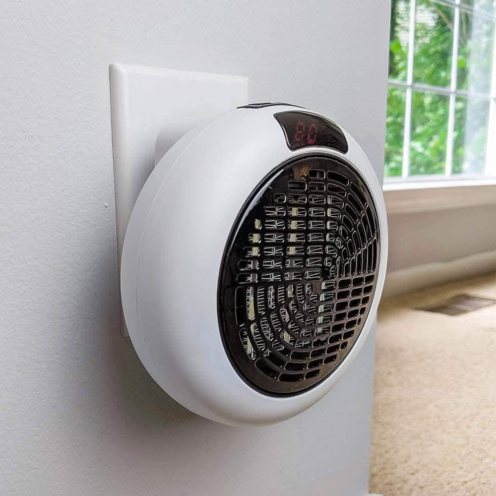 Portable Plug In Electric Heat Adjustable Thermostat DailySale