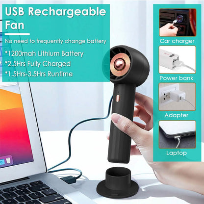 Portable Rechargeable Handheld Fan DailySale