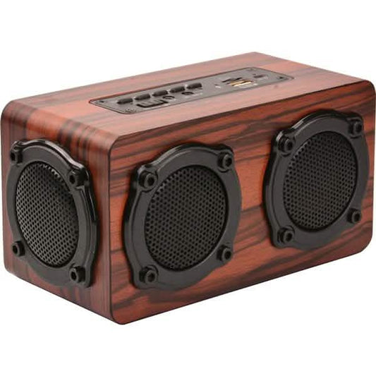Portable Retro Wooden Wireless Bluetooth 4.2 Speaker DailySale