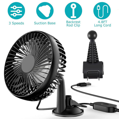 Portable Rotatable Car Cooling Fan DailySale
