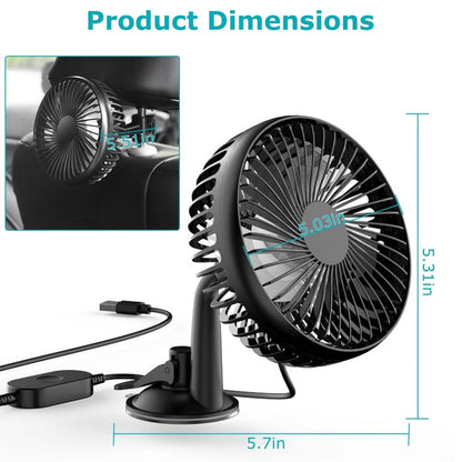Portable Rotatable Car Cooling Fan DailySale