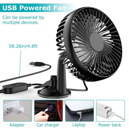Portable Rotatable Car Cooling Fan DailySale