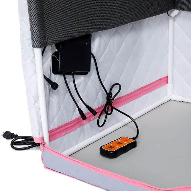 Portable Sauna Tent with Heating Foot Pad and Portable Chair DailySale