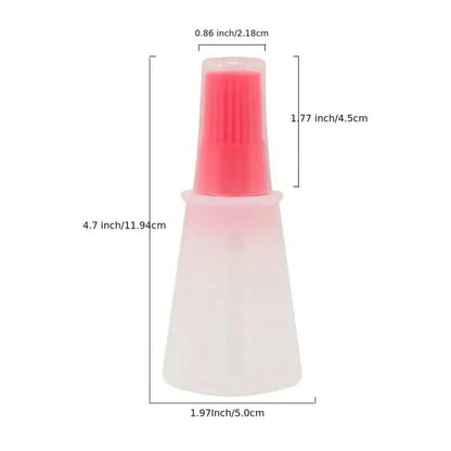 Portable Silicone Oil Bottle with Brush DailySale