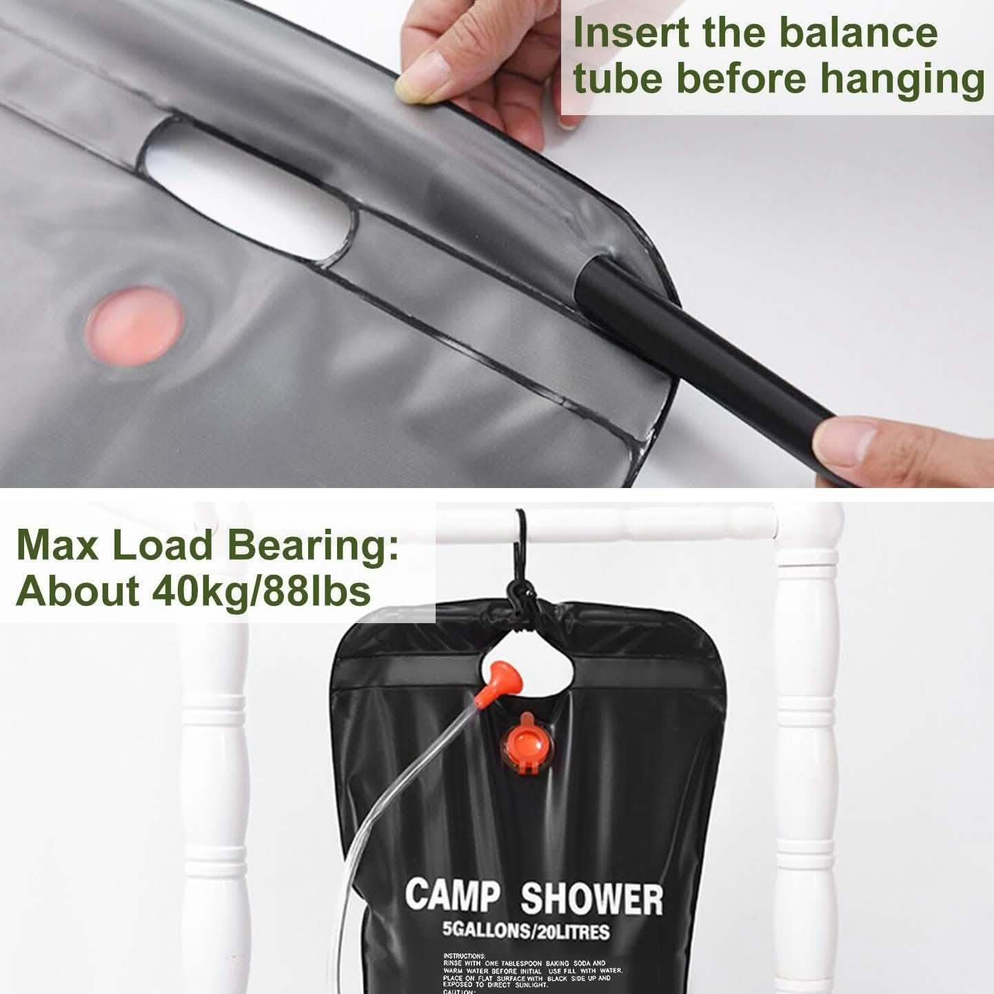 Portable Solar Heated Shower Bag DailySale
