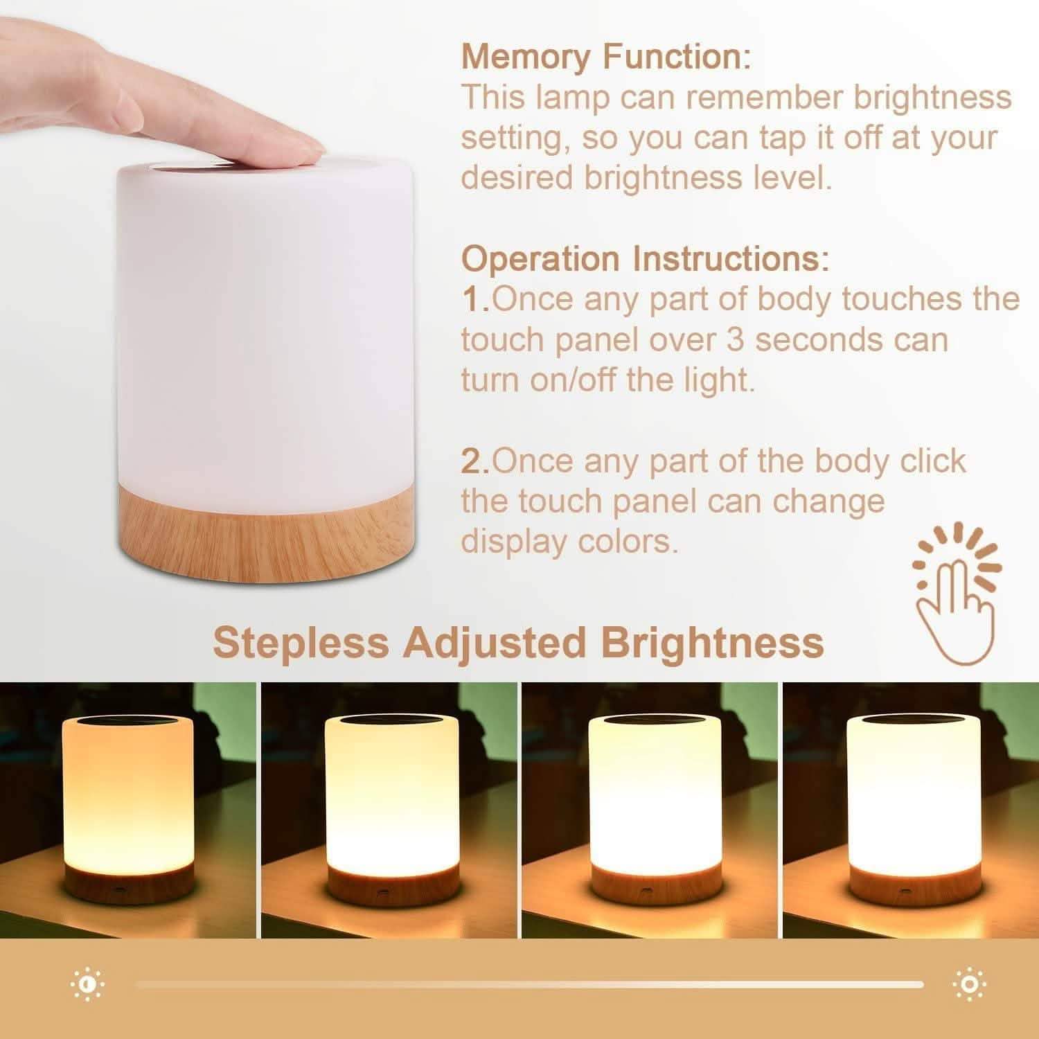 Portable Table Bedside Lamps DailySale