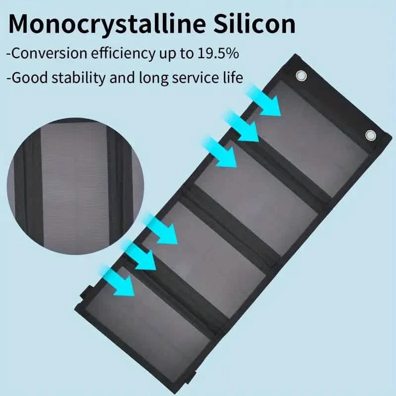 Portable USB Foldable Solar Panels DailySale