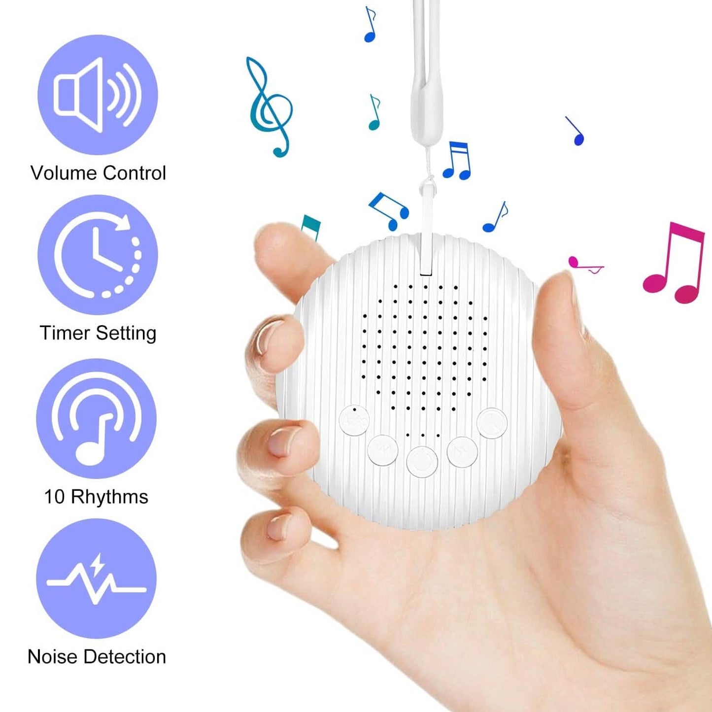 Portable White Noise Sound Machine for Sleep Aid DailySale