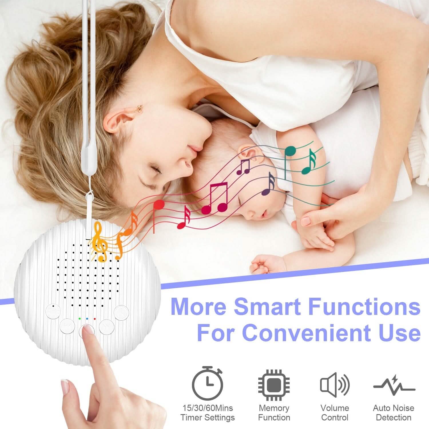 Portable White Noise Sound Machine for Sleep Aid DailySale