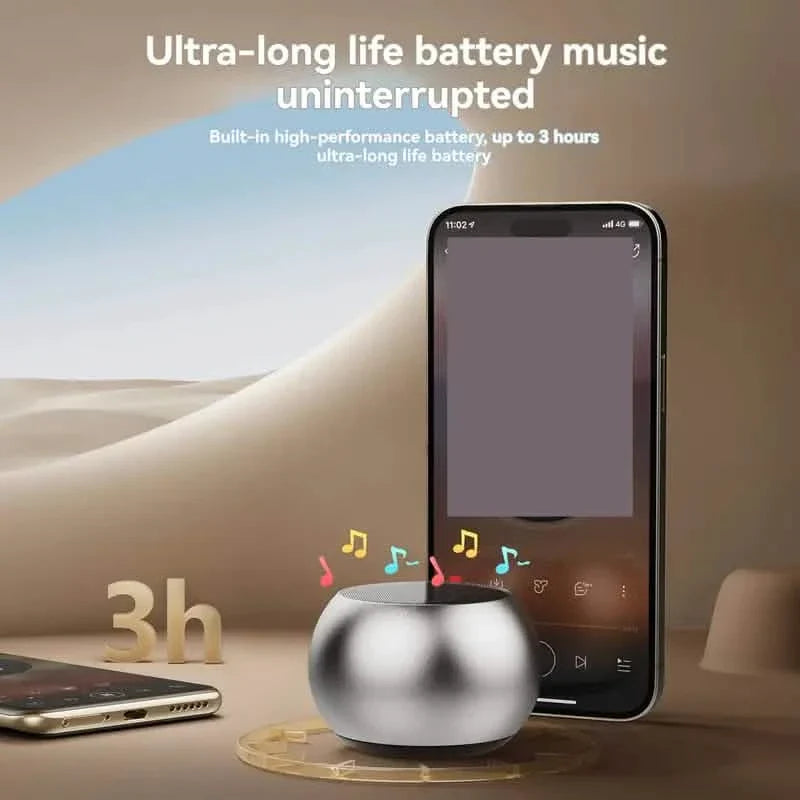Portable Wireless Mini Speaker with Built-in Microphone and Hands-Free Calling DailySale