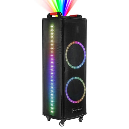 Portable Wireless Party Speaker Colorful Lights DJ PA System DailySale