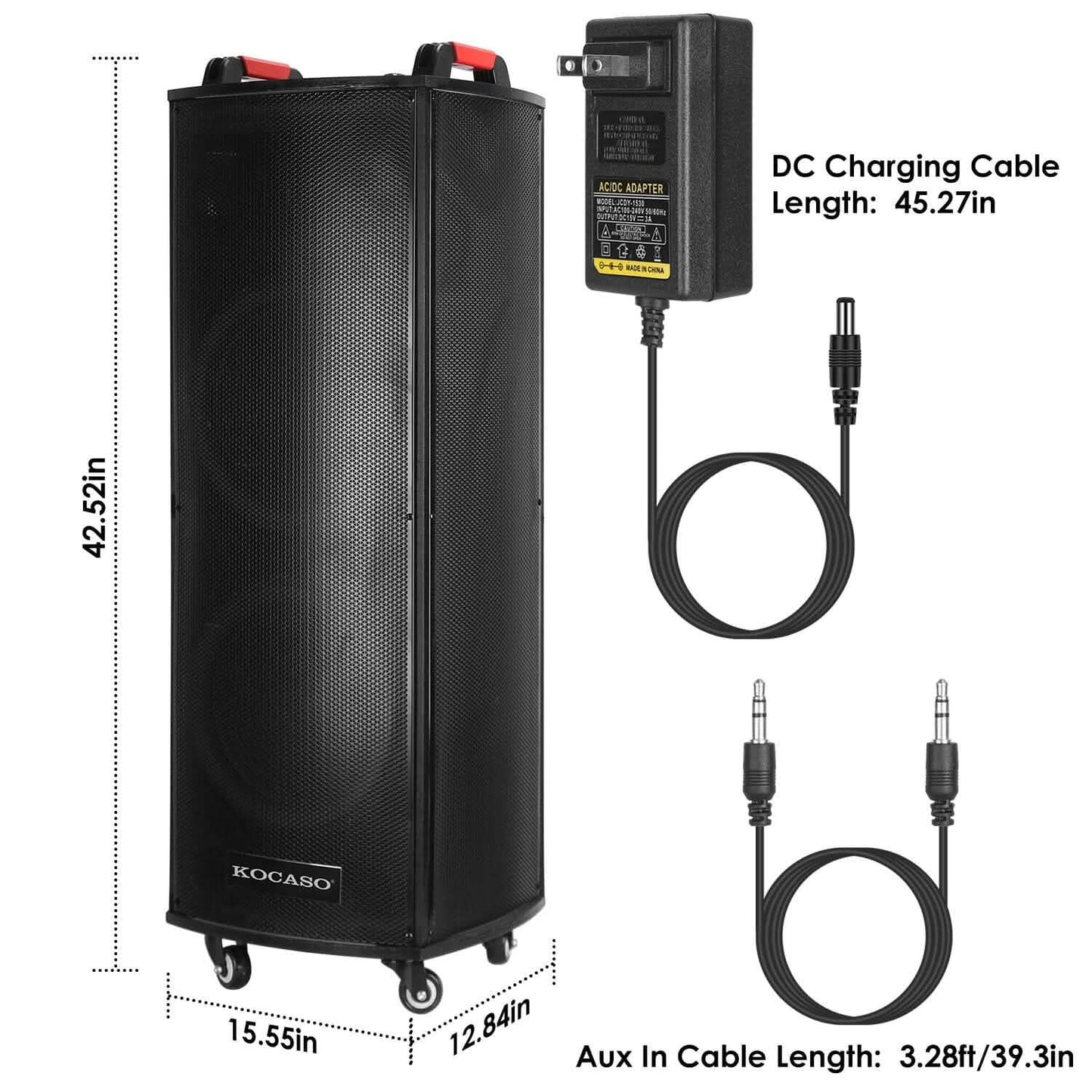 Portable Wireless Party Speaker Colorful Lights DJ PA System DailySale