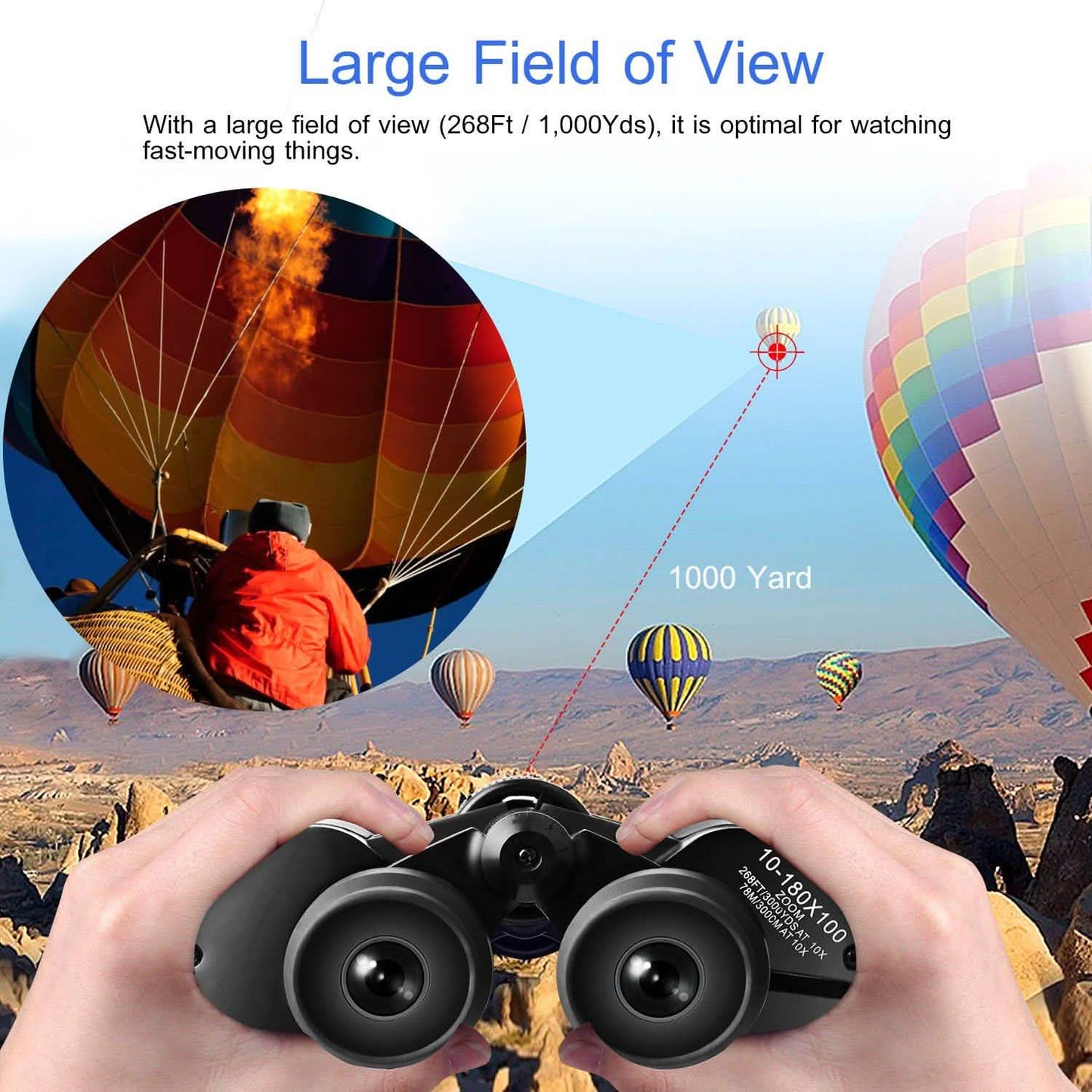 Portable Zoom Binoculars with FMC Lens DailySale