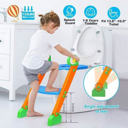 Potty Training Toilet Seat with Steps DailySale